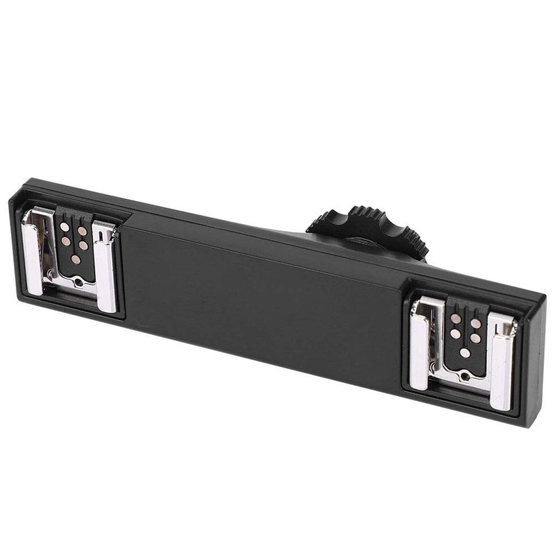 Tangxi Hot Shoe Splitter, Hot Shoe Extension Bar Mount Cold Shoe Extension Bracket Bracket DSLR Camera Camcorder DV (for ) - Image 2